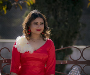 HAPPY VALENTINE'S DAY: MUNA KARKI POSES ON VALENTINE'S DAY
